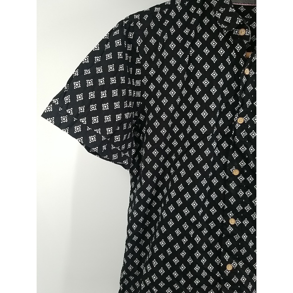 Coastal Mens Short Sleeve Button Up Shirt S Small Cotton - Picture 2 of 5